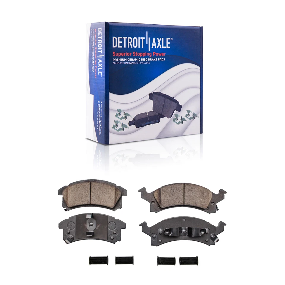 6pc Front Drilled Rotors Brake Pads for Chevy Cavalier Grand Am Sunfire Pontiac - Image 4 of 4