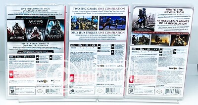 Assassin's Creed Bundle w/ 3 Games - Nintendo Switch - New
