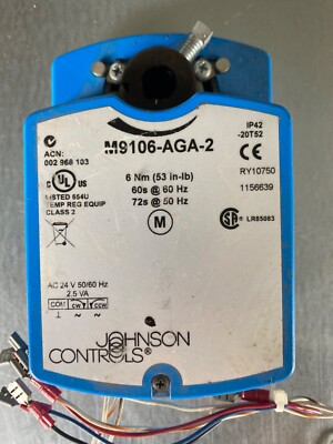 Johnson Controls M9116-AGA-2 Electric Non-Spring-Return Actuator - Blue