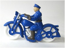 "Replica" Cast Iron Motorcycle Toy 1930's 6-1/2" Long 4" Tall Good Cond 5965