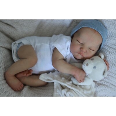 19inch Rebornpuppe Newborn Baby 3D Skin Multiple Layers Painting Visible Veins