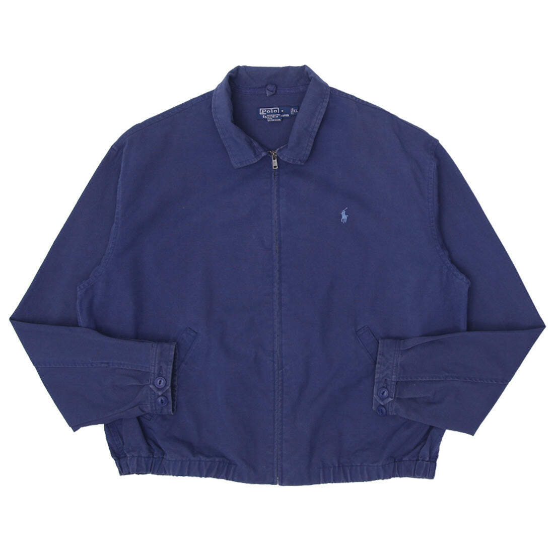 Vintage Polo Ralph Lauren Harrington Jacket, 100% Cotton Navy Blue
