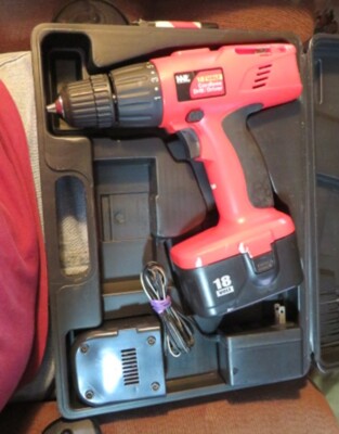 MIT #73247A  18 Volt Cordless Drill/Driver, W/ Case, Charger & Battery,