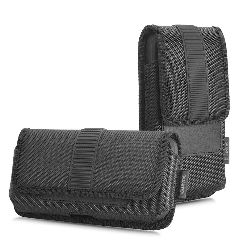 Para LG G3 STYLUS Horizontal Cuero Billetera Clip Cinturón Soporte Estuche Negro Cubierta Foto 2 de 4