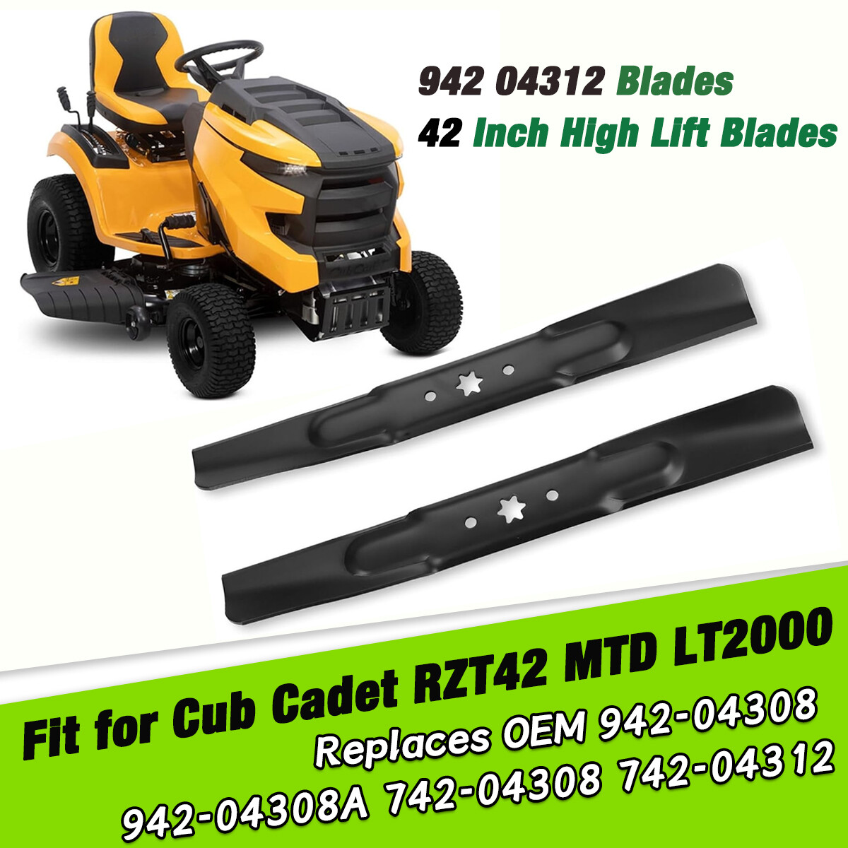 mower blade mtd bolens lawn tractor