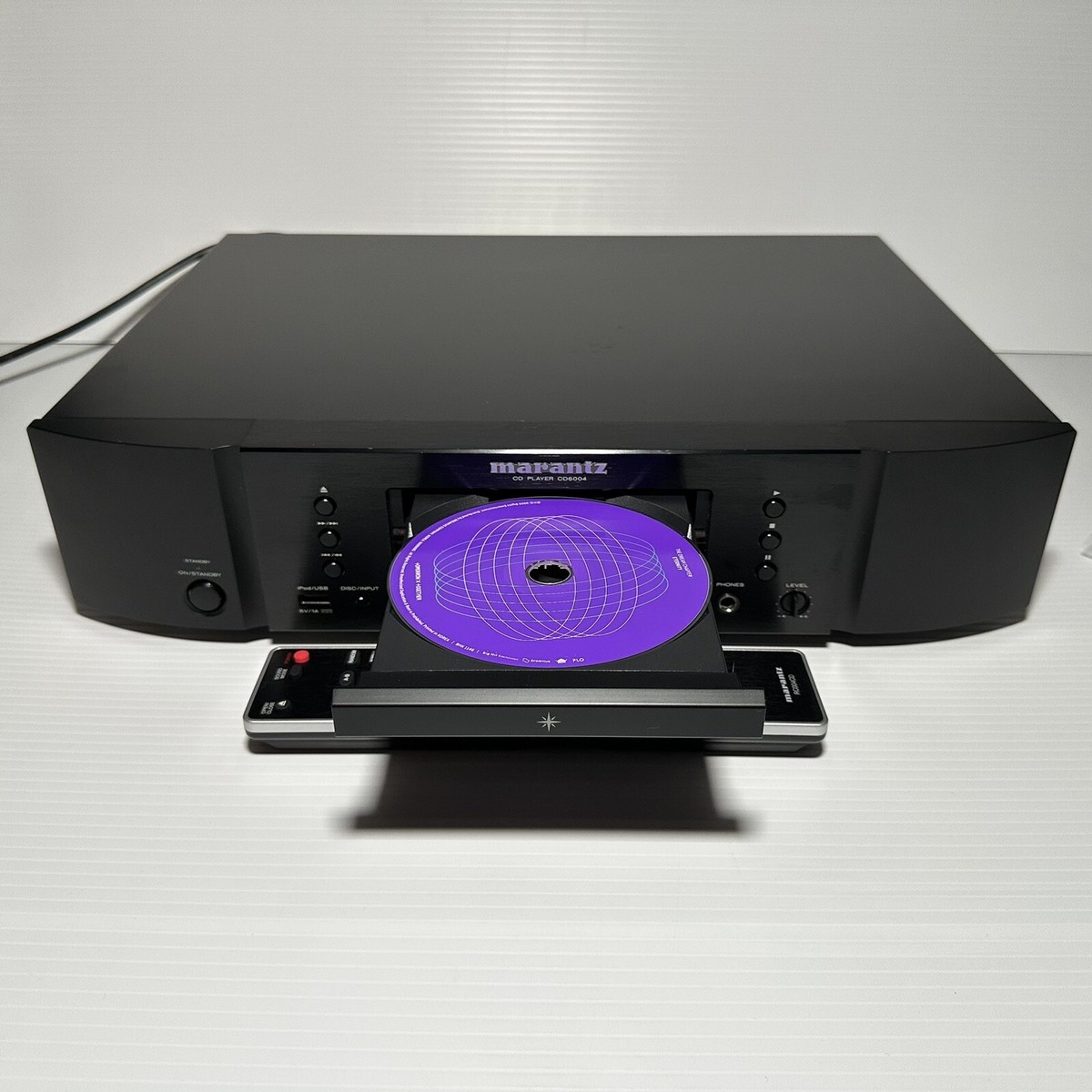 Marantz CD Player w/ Remote, Power Cable Audio Operation Confirmed