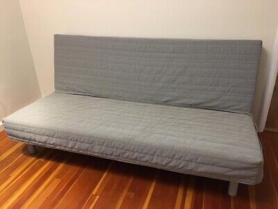 Ikea Beddinge 3 Seat Sofa Bed With 2 Knisa Covers Ebay