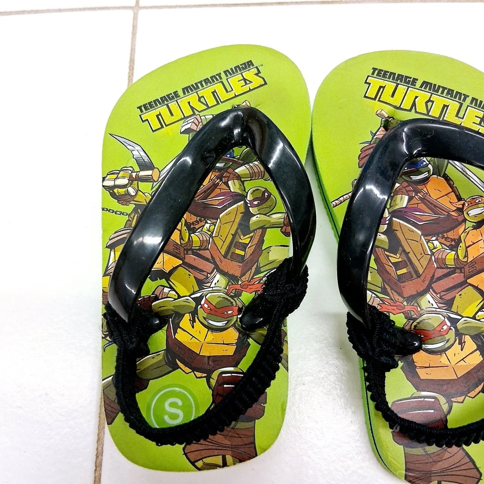 Teenage Mutant Ninja Turtles TMNT Toddler Flip Flop Sandals w/Backstrap-4/5 - Image 2 of 4
