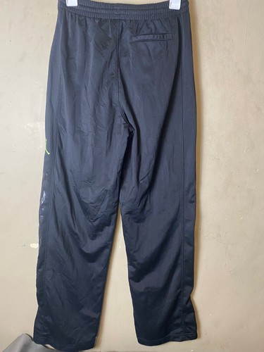 JORDAN Youth Sweat Pants Black/Yellow SZ XL - Picture 3 of 11