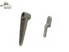 CERNIERA BOMBATA PIATTA 14X92 A SALDARE CON PERNO D.13 SPONDA RIMORCHIO CARRELLO