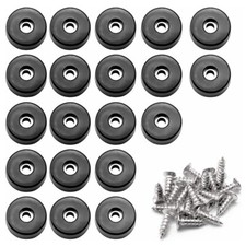 20x Rubber Cutting Board Feet 1" Non Slip Bumper Pads Furniture Electronics C138