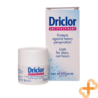 DRICLOR Deodorant Antiperspirant Roll On 20 ml Against Heavy Perspiration Skin