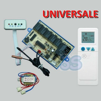 Universal Fernbedienung plus Platine für Split Klimaanlage - ON-OFF Technologie