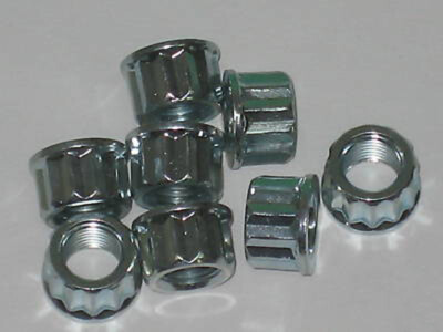 21-0692 SET of 8 Triumph BSA S692 12 point cylinder base nuts 8 zyl.fussmuttern