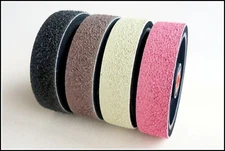 BAT 6" 4pcs set soft Premium REZ diamond lapidary cabbing polishing wheel wheels