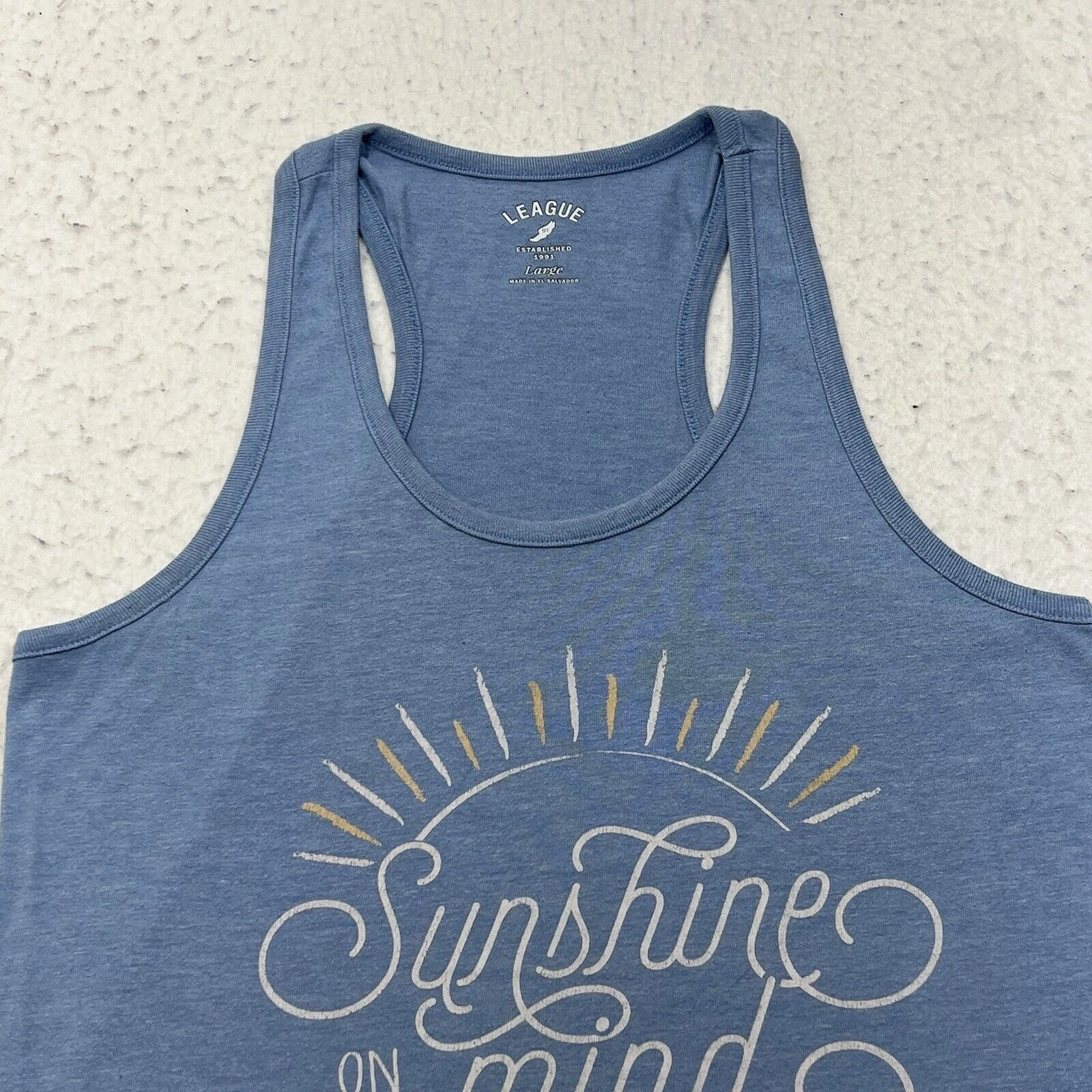 burton sunshine on my mind lake tank-top