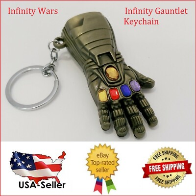 Thanos Keyring Stormbreaker The Avengers 3 Infinity War Gauntlet Glove - Foto 12