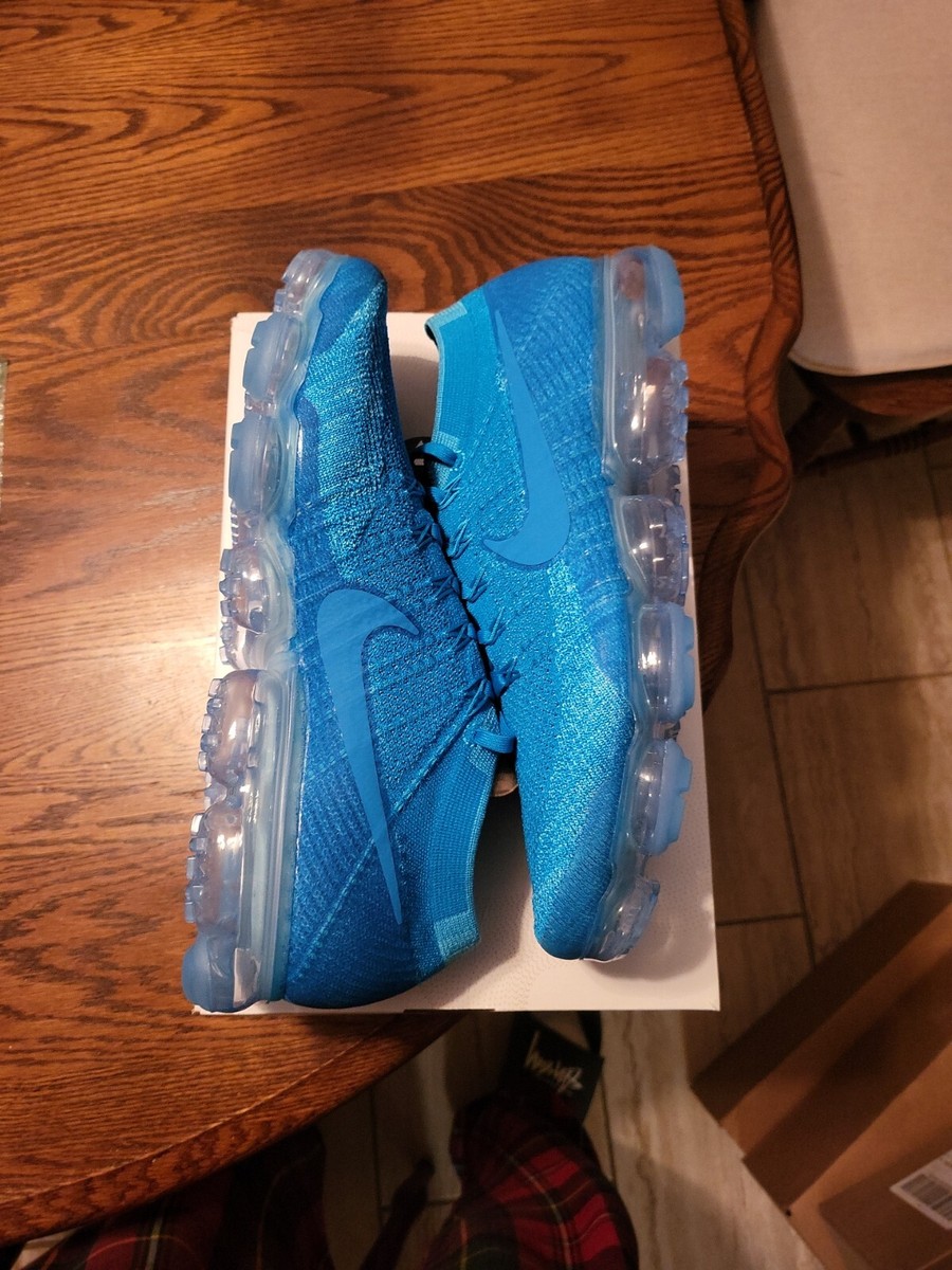Size 9.5 - Nike Air VaporMax Flyknit Blue Orbit for sale