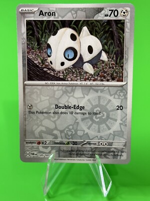   Pokemon Aron S & V Twilight Masquerade Reverse Holo Common 120/167 NM!!  