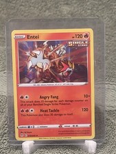 2021 Pokemon Card Entei Holo Card# 19/203