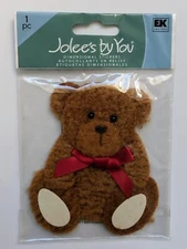 RARE Jolee's Teddy Bear Baby Toddler Kid Toy Stuffed Animal Scrapbooking Sticker