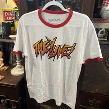 THEY LIVE T-Shirt Roddy Piper Hot Rod FONT , MEDIUM Rowdy WWF WWE Ringer