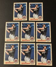 (8) 2017 TOPPS HERITAGE MINORS #89 J B WOODMAN LOT  LANSING LUGNUTS