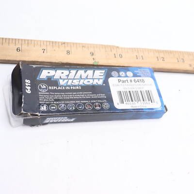 (10-Pk) Prime Vision Miniature Lamp 4.8W 12V 6418