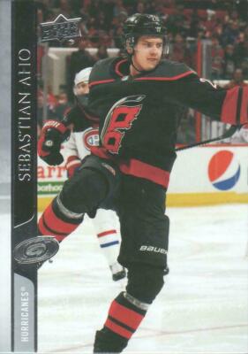 2020-21 Upper Deck Series 2 #283 Sebastian Aho - Carolina Hurricanes