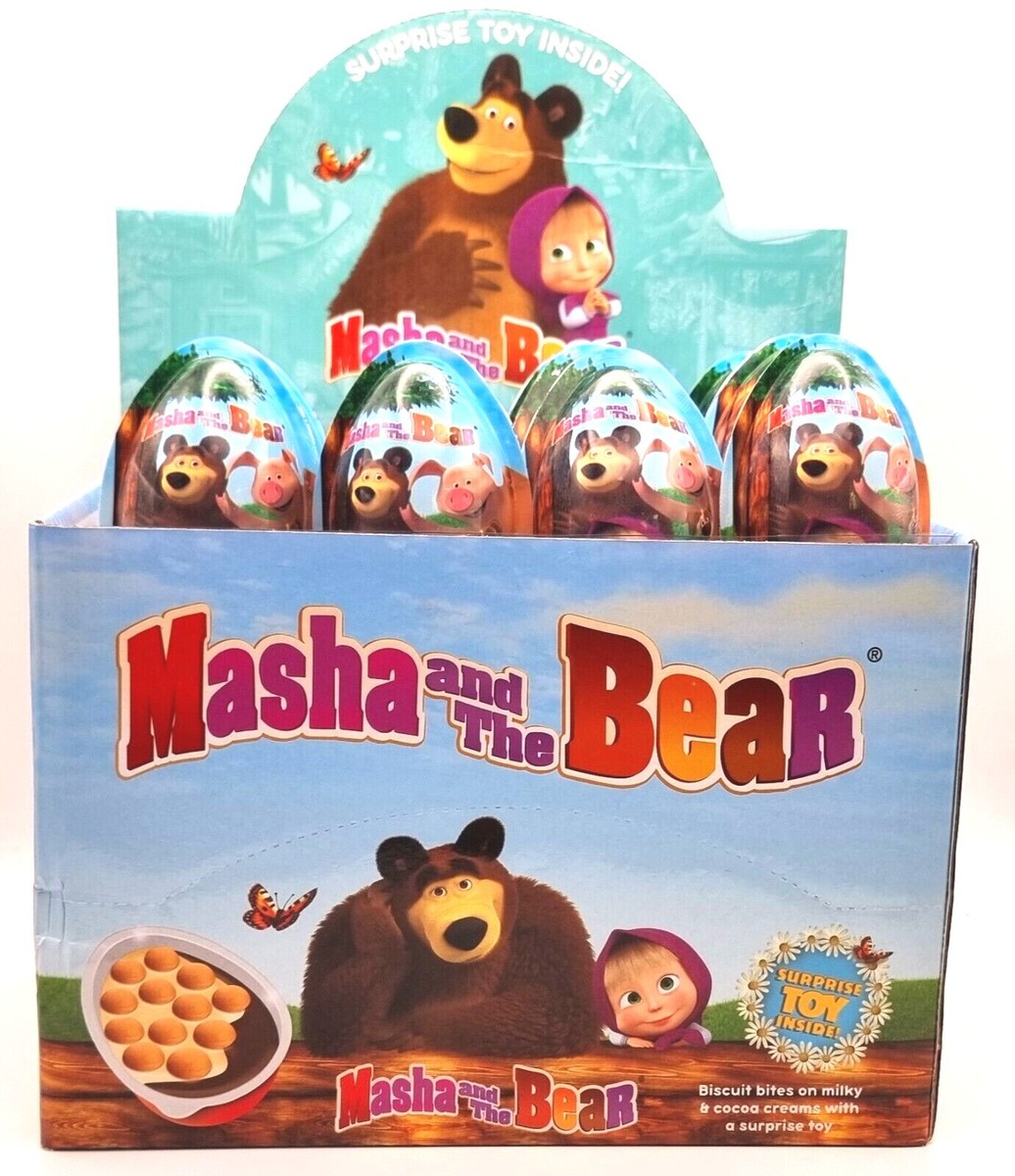 MASHA THE BEAR SURPRISE EGGS WITH TOY KIDS PARTY BAGS HALAL