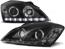 Coppia fari Kia Ceed 06-09 luce diurna led nero