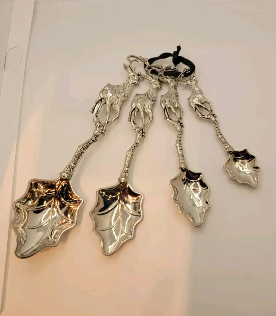 Scottish Red Stag Measuring Spoon Set Of 4