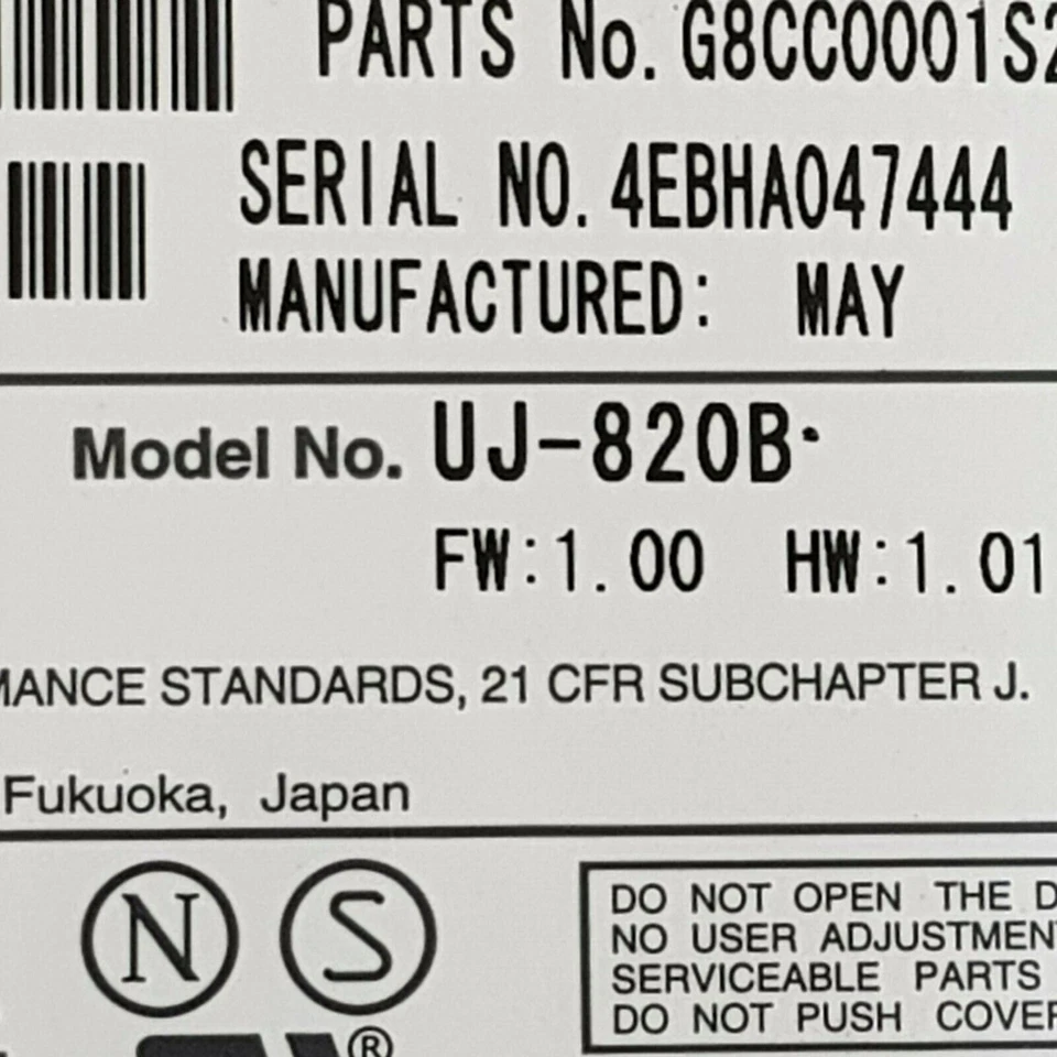 Genuine Panasonic UJ-820B IDE CD DVD±RW Internal Optical Disk Drive G8CC0001S210 - Image 3 of 3