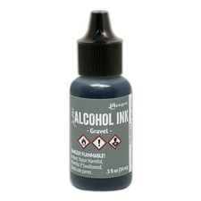 Ranger, Tim Holtz, Alcohol Ink, Gravel Alcohol Ink, .5 fl oz, Grey, Slate