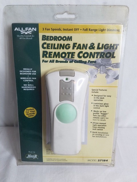 Ceiling Fan Light Remote Control Kit 27184 Hunter Universal Allfan New Ceiling Fan Light Remote Control Kit 27184 Hunter Universal Allfan
