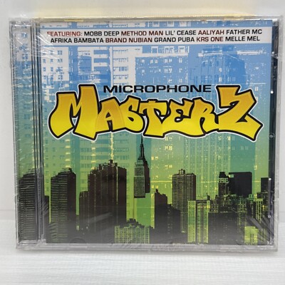 Microphone Masterz CD Sealed Compilation Hip Hop Mobb Deep Aaliyah Method Man