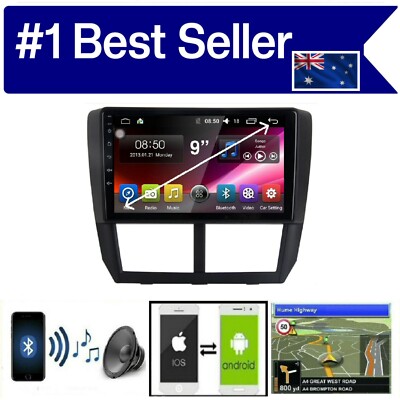 for SUBARU IMPREZA 2007-2011  GPS WIRELESS CARPLAY ANDROID AUTO ODB DAB TPMS DVR