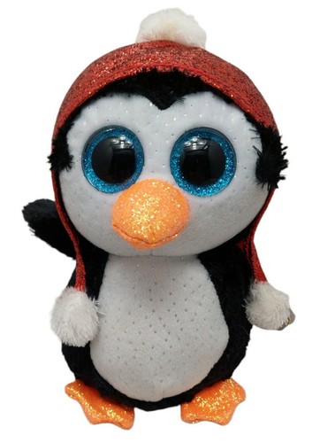 TY Beanie Baby Gale the Penguin Glitter 