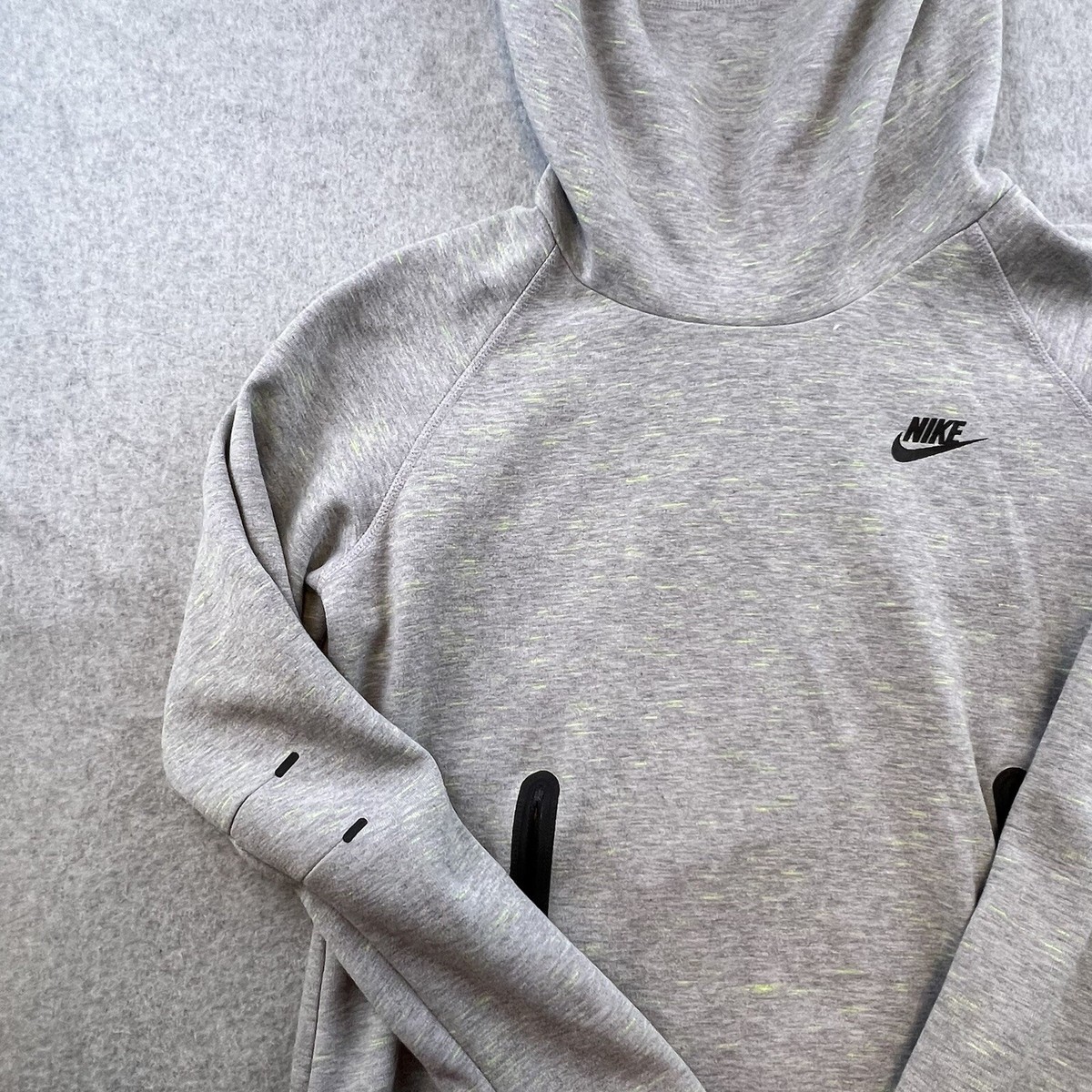 Nike Sweater Womens Large Gray Long Sleeve Pullover Thumb Holes Hoodie  Ladies | eBay