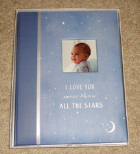 C R Gibson Wish Upon a Star Baby Boys Memory Keepsake Book First 5 Years