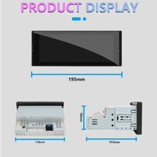 Autoradio 7" Pollici Android 1 Din 2gb Ram 32gb Stereo Auto Bluetooth WIFI GPS - Miniatura 3