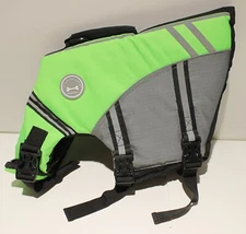 Vivaglory Sports MEDIUM Dog Life Preserver Jacket Rescue Handle Reflective