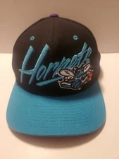 Mitchell & Ness Hardwood Classics Charlotte Hornets Wool Snapback Hat Cap