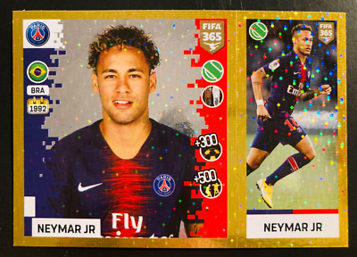 18 19 PSG ネイマール　専用　24500円 2018-19 Panini FIFA 365 # 158 Neymar Jr Paris St-Germain PSG gold