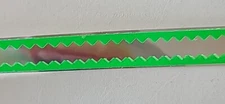 WTP Decorated Tape5 Feet -5/8"  Scallop Light Green/Silver Lures Spoons Flashers