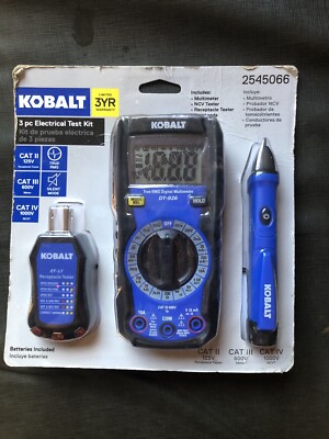 Kobalt 2545066 3 Piece Electrical Test Kit