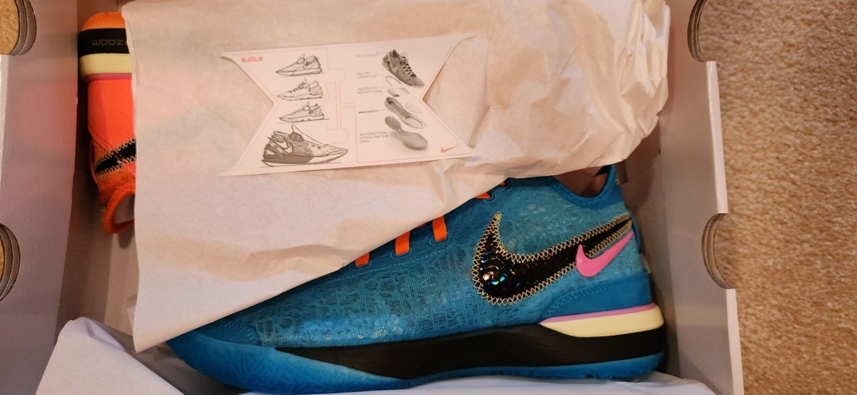   BRONTE サイズS Nike Zoom LeBron NXXT Gen Blue Orange Basketball Shoes