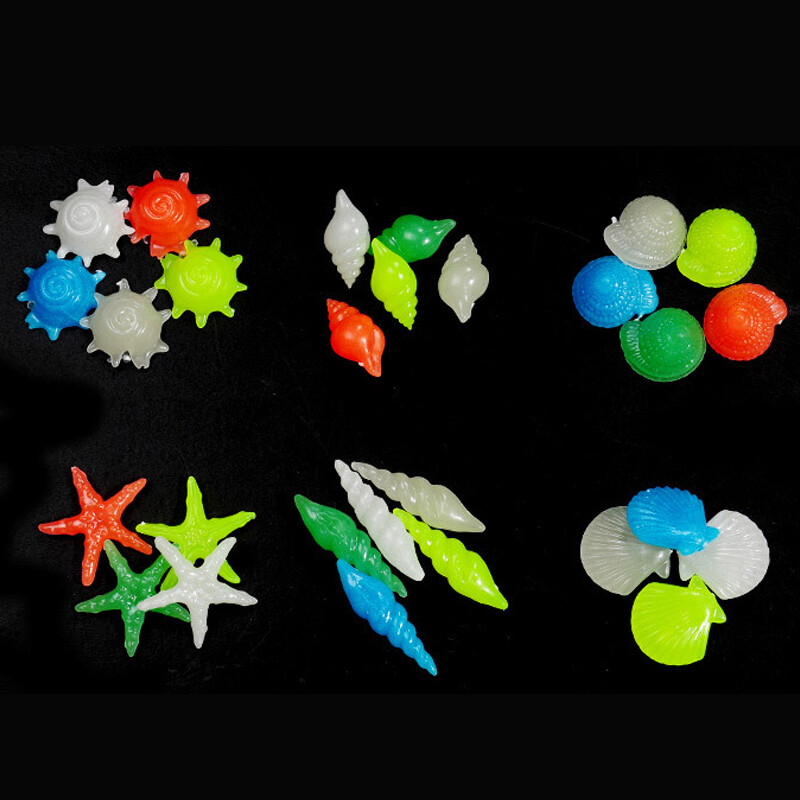 UP TO 500X Pebbles Stone Glow in the Dark Rock Fish Tank Stones Garden Road eBay