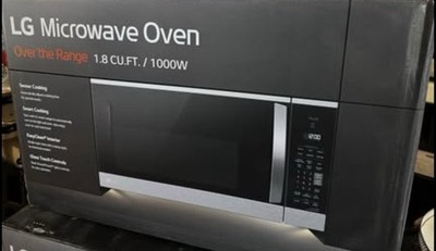 LG Smart Over The Range Microwave Oven Easy To Clean PrintProof Stainless Steel 
