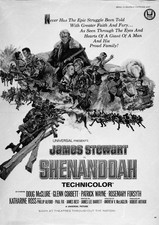 6345-02 ad slick James Stewart western film Shenandoah 6345-02 6345-02